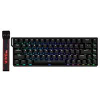 TECLADO AULA WIN68HE CABLEADO INGLES BLACK  GREY WOOD MAGNETIC