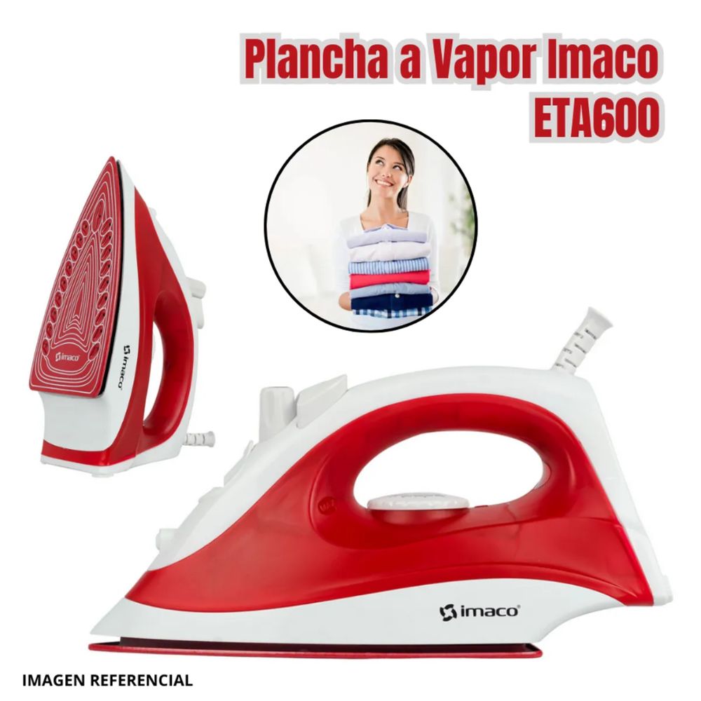 Plancha a Vapor Imaco Antiadherente  ETA600