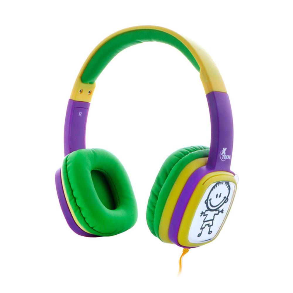 Audifonos XTECH SoundArt XTH350 con Cable Jack para Niños Unisex