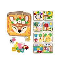 Juguete Libro Sensorial Didáctico de Venadito Montessori