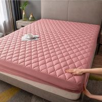 FUNDA PROTECTOR DE COLCHÓN IMPERMEABLE ANTIFLUIDOS - ROSADO