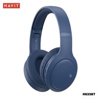 AUDIFONOS HAVIT BLUETOOTH H633BT DISEÑO DOBLABLE - AZUL