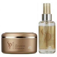 Mascarilla con Aceite de Argán + Elixir Wella Luxe Oil Keratin