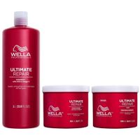 Shampoo 1000ml + Acondicionador + Mascarilla Wella Ultimate Repair