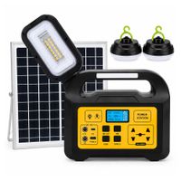 Sistema Solar Portátil BOSSNEY BS-S3545 150W con Panel Solar 50W y Batería 15Ah