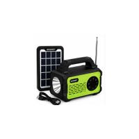 Sistema Solar Portatil BOSSNEY BS-S3535BTS 9000mAh con Radio FM- Bluetooth y Panel