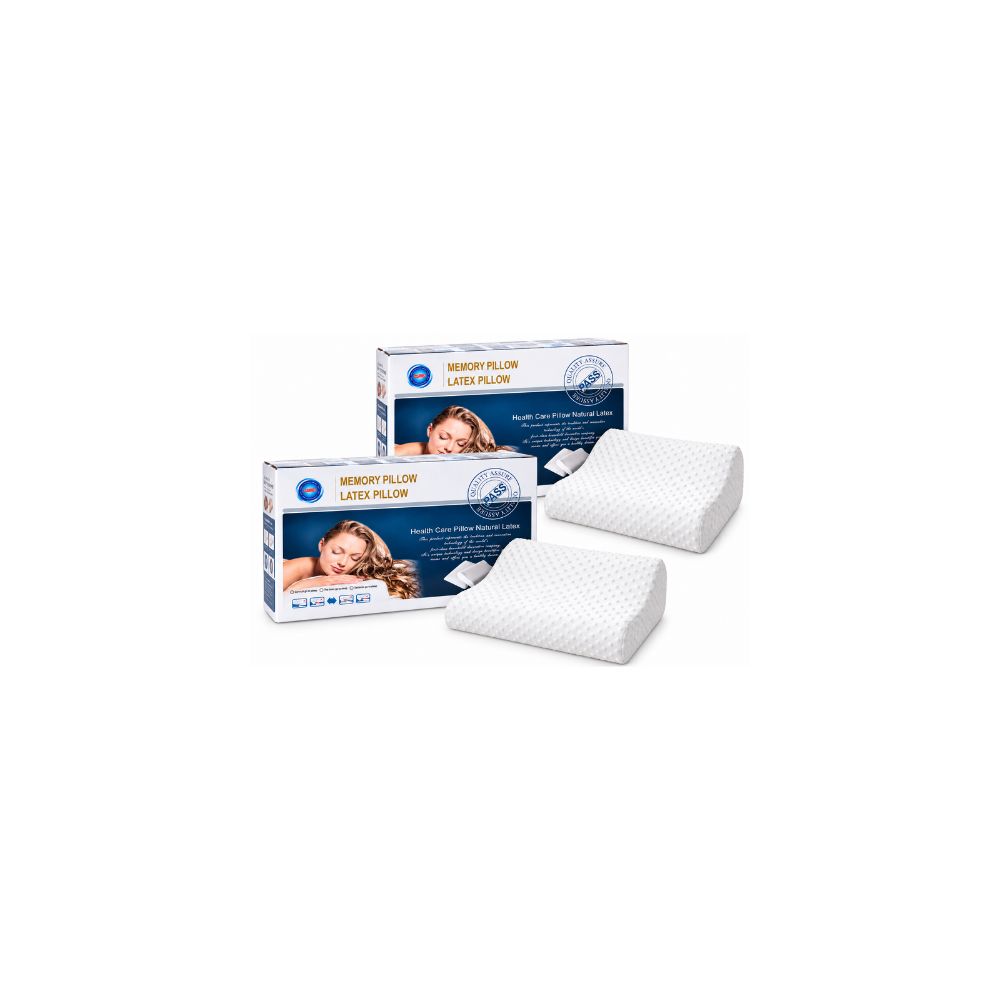 Pack x2 Almohadas de Espuma Viscoelástica para Dormir