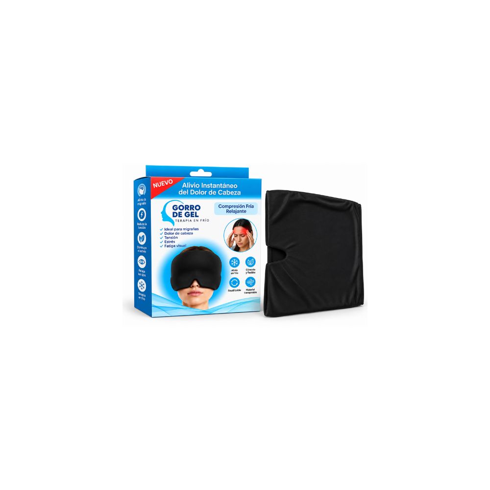 Gorro de Gel para Migraña y Relajación Terapia en Frío