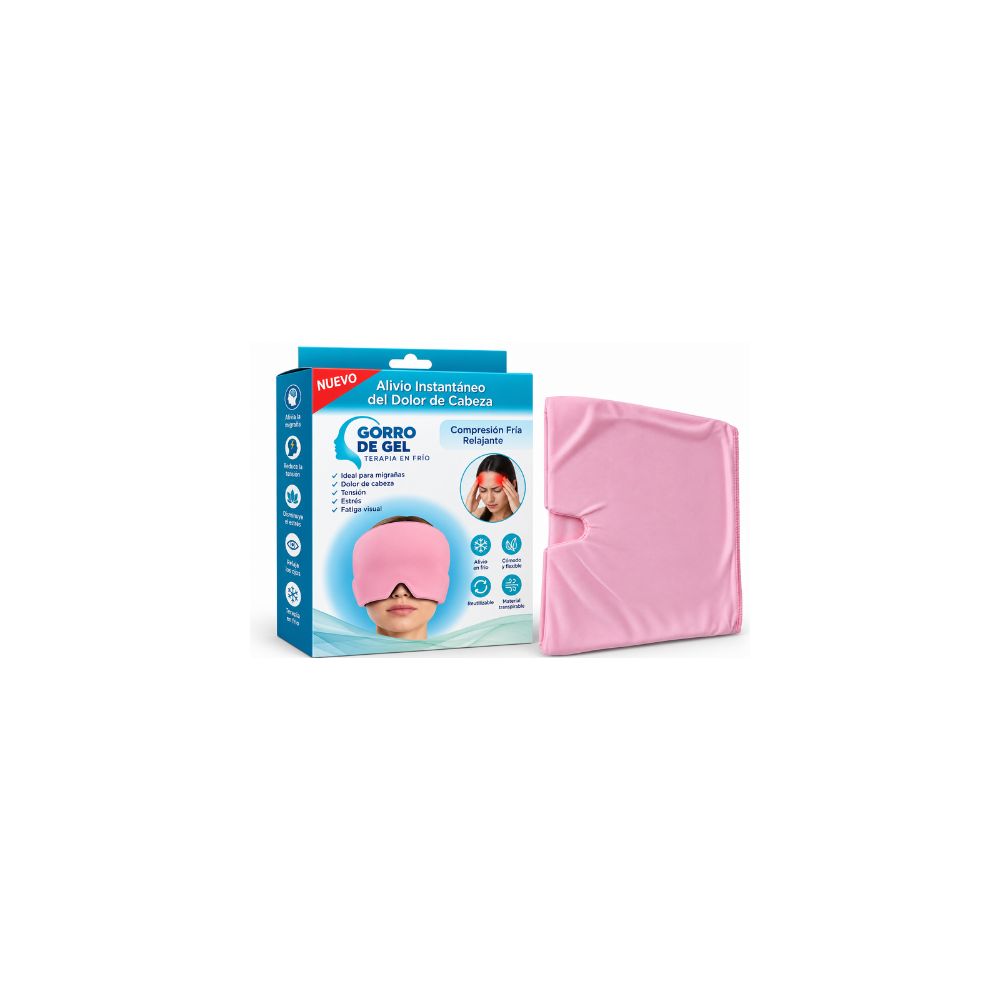 Gorro de Gel Frío con Compresión para Cabeza