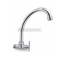 Caño Monaco para Cocina Fijo a Pared Acero Cromado