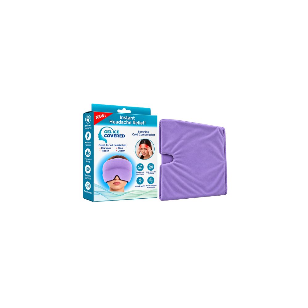 Gorro de Gel Frío para Migraña y Relajación