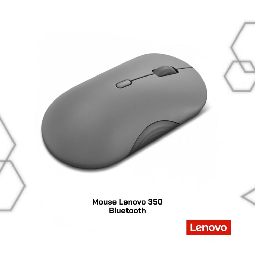 Mouse Lenovo 350 Bluetooth 5.3 silencioso Luna Grey 2400 DPI