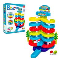 Torre Tobogan de Bolas 6 niveles Rolling Ball 76 piezas