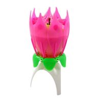 vela de flor de loto musical