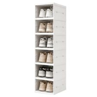 Zapatera Plegable 6 Niveles Organizador de Zapatos Ahorra Espacio