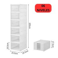 ZAPATERA ACORDEÓN PLEGABLE 6 NIVELES