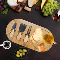 Tabla Para Quesos Con 3 Mini utensilios
