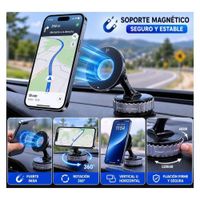 Soporte Magnético 360 grados SUPER 2026 para Celular con Ventosa Potente  Auto Escritorio Vidrio