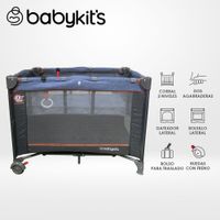 Cuna Corral Relax Baby Kits Azul