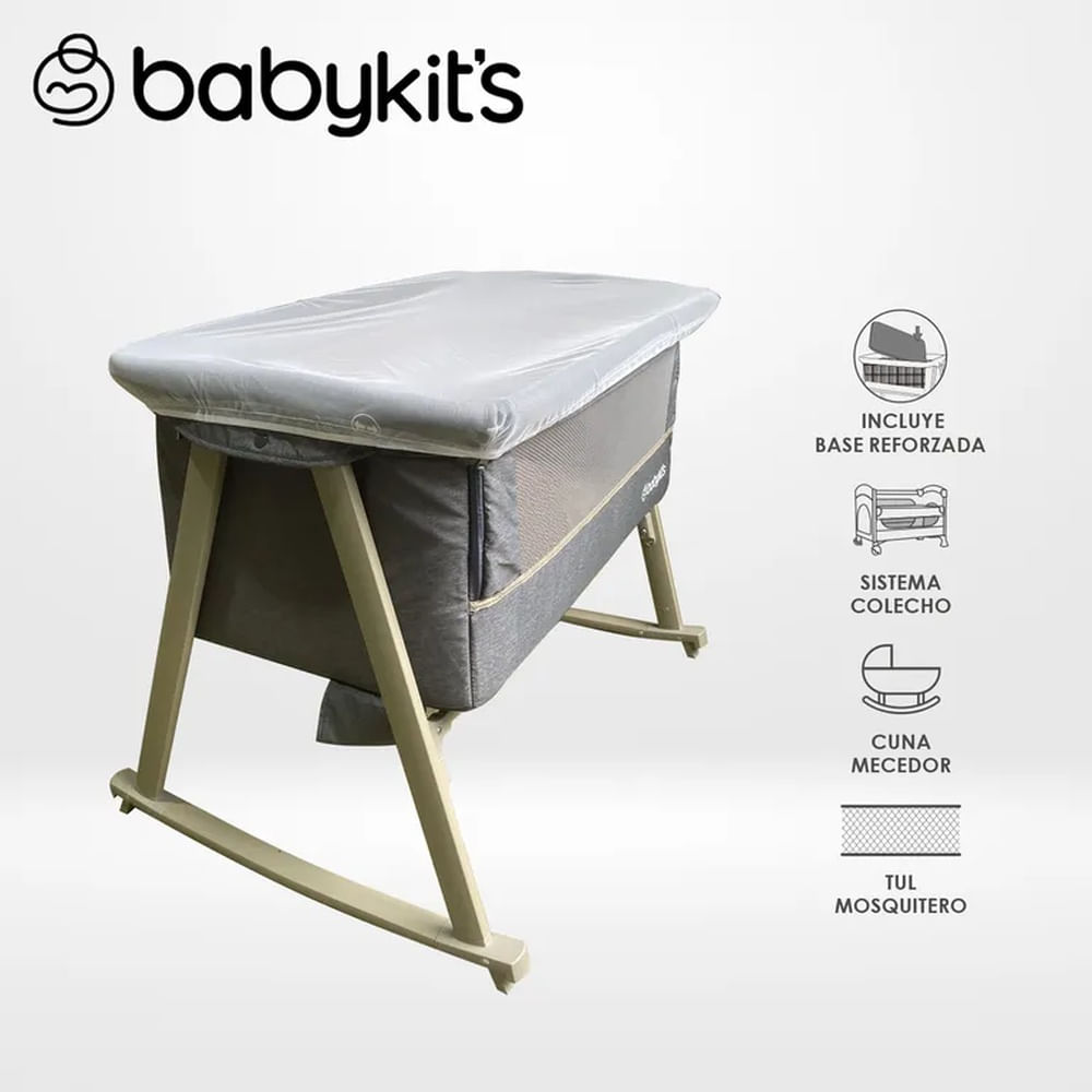 Cuna Colecho DyR Baby Kits Gris