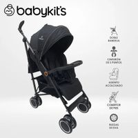 Coche Bastón Fiesta con Bandeja Baby Kits Negro