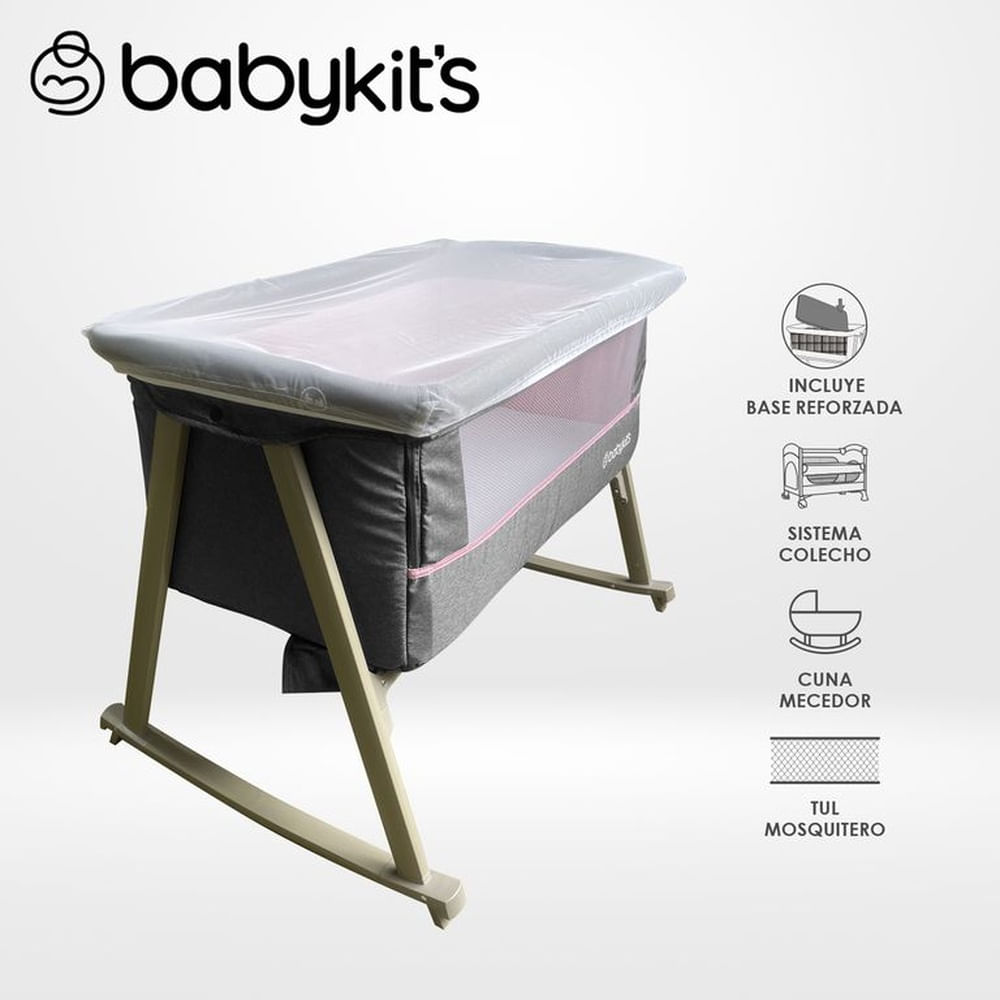 Cuna Colecho DyR Baby Kits Rosado
