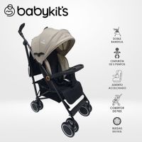 Coche Bastón Fiesta con Bandeja Baby Kits Beige