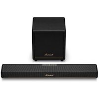 BARRA DE SONIDO HESTON 60 + PARLANTE SUBWOOFER HESTON SUB 200 MARSHALL | NEGRO
