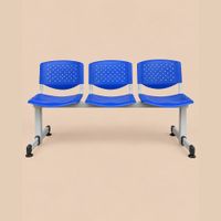 Banqueta 3 Asientos Spartan Ventitas Home Azul