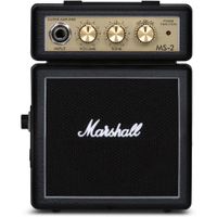 AMPLIFICADOR MICRO DE GUITARRA ELÉCTRICA A BATERÍA MS2 MARSHALL | NEGRO