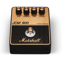 PEDAL DE EFECTO OVERDRIVE DISTORSIÓN JCM900 MARSHALL | NEGRO Y DORADO