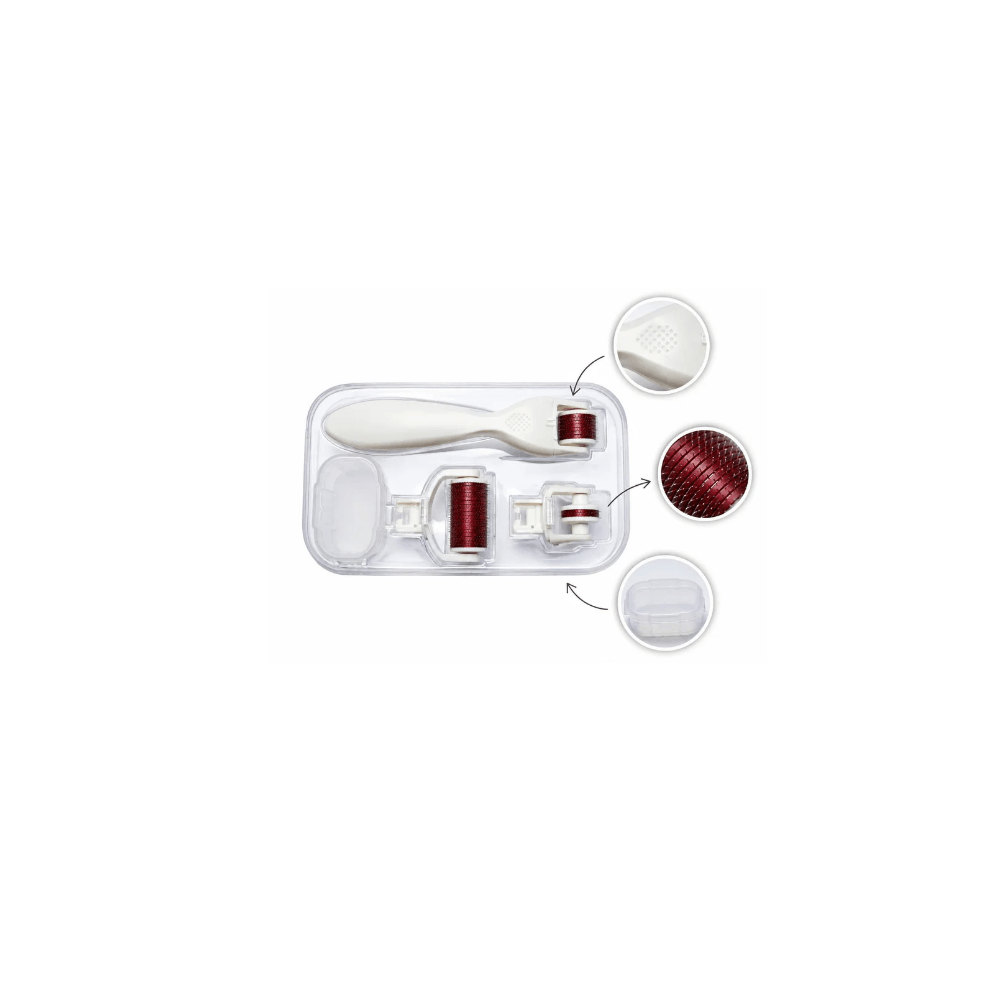 Dermaroller Facial de Titanio Rojo | Promart.pe - Promart
