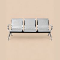 Banqueta 3 Asientos Blaze Ventitas Home Gris
