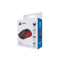 Mouse Xtech Galos XTM 310 Negro Rojo 4B 1600 DPI XTM-310RD