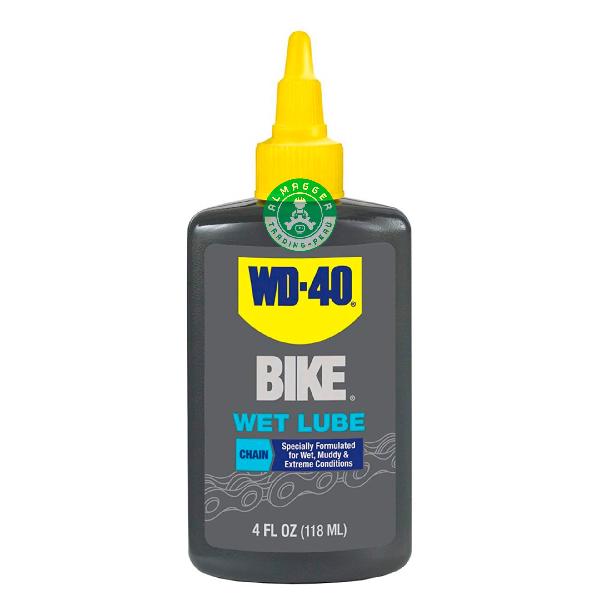 Wd40 Lubricante Cadena Bicicleta - Ambiente Húmedo - 4 Oz - 118ml.