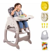 Silla de Comer Carpeta 3 en 1 con Bluetooth -GATO- Gris - GATO2-001