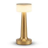 Lámpara De Mesa Liora 5W 3 Tonos de Luz Dimable Dorado Innálambrico Cemlighing