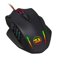 Mouse Redragon Impact M908 Wired 12400 dpi - Negro