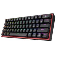 Teclado Redragon Fizz Pro K616 RGB Wired Wireless Switch Red Negro