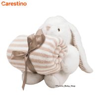 Manta con Peluche de Apego -MANTA- Conejo Blanco - MANTA-002
