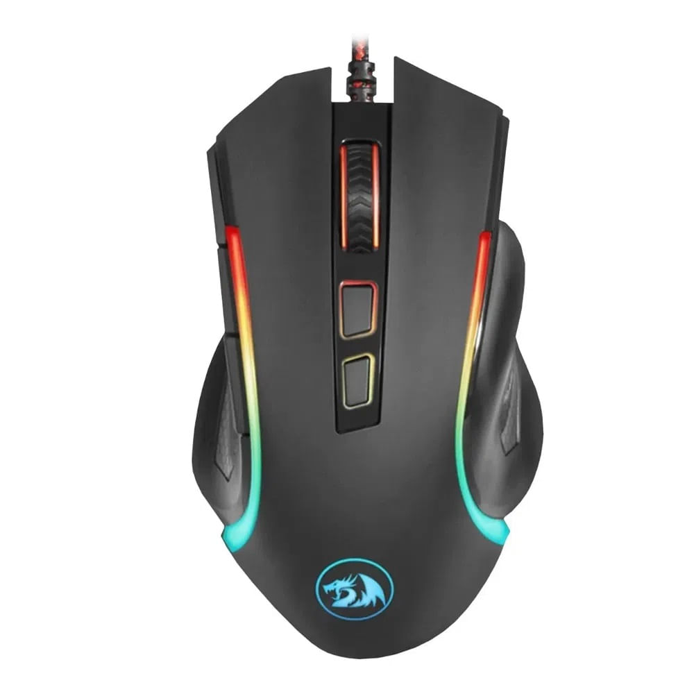 Mouse Redragon Griffin M607 RGB 7 Botones Programables - Black