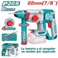 ROTOMARTILLO SDS 22MM 20V 2.0J 0-5400BPM BRUSHLESS 4FUNC INDUSTRIAL