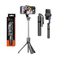 Trípode Selfie Stick Bluetooth Extensible 67 cm con Control Remoto Inalámbrico Giratorio 360° HX-F01
