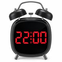 Reloj Despertador Digital LED 11x17 cm con Alarma
