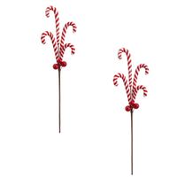 Pack De 2 Varas Navideñas De Bastones De 68Cm Fn261 Floripastore