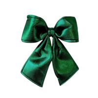 Moño Navideño Verde Metalizado De 40Cm X 50Cm Cf871 Floripastore