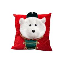 Cojin Navideño Con Figura De Oso De 42Cm Fn570 Floripastore