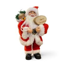 Papa Noel con Movimiento Decorativo De 30Cm Fn510 Floripastore