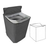 Funda Impermeable Delgada Para Lavadora 10.5 - 15Kg Gris