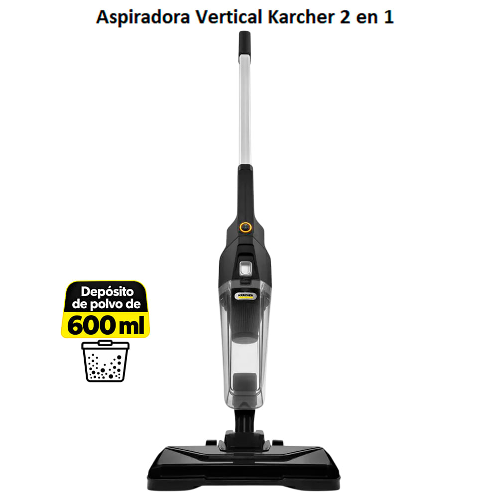 Aspiradora Vertical Karcher 2 en 1 VCL-1-STICK-BLACK